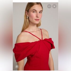 Zac Posen Strapless Scarlet Dress